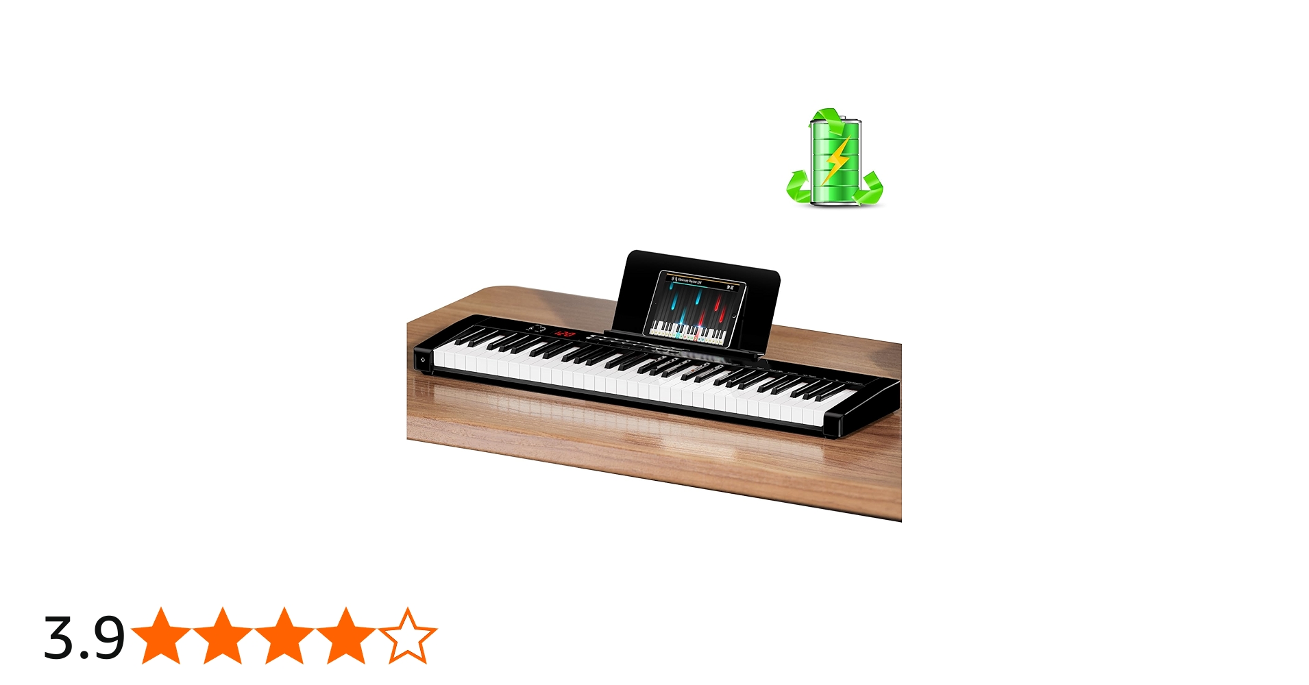 Amazon | TERENCE 電子ピアノ 61鍵タッチレスポンス鍵盤 2025年改良