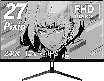 Amazon.co.jp: Pixio PX279 Wave ゲーミングモニター 27インチ 240Hz