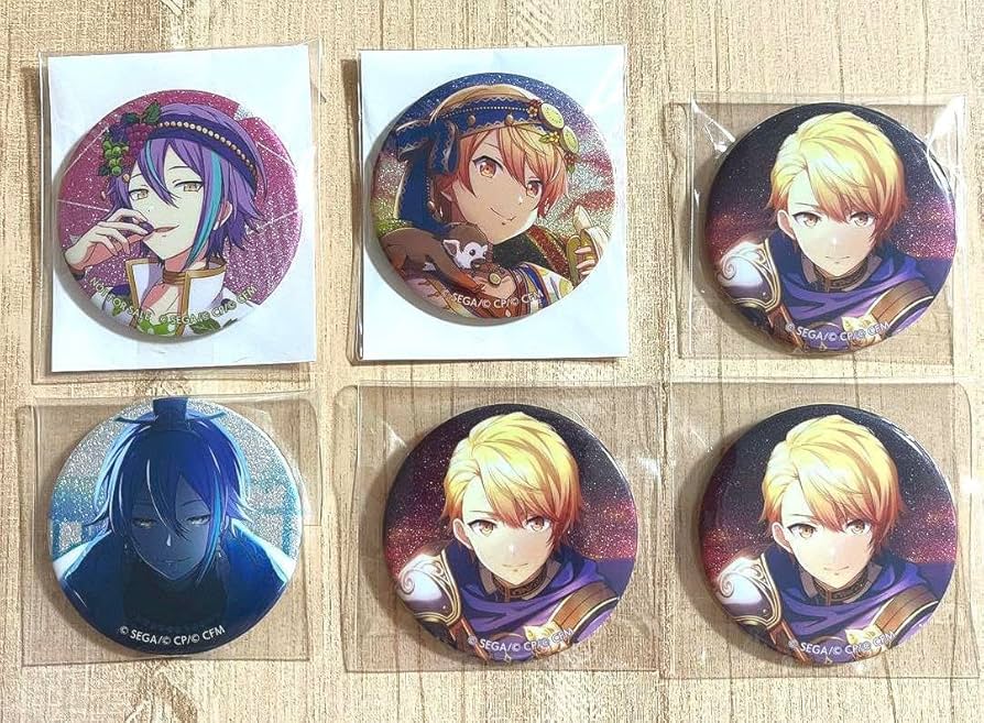 Amazon.co.jp: 神代類 天馬司 グリッター缶バッジ グリ缶 イラスト