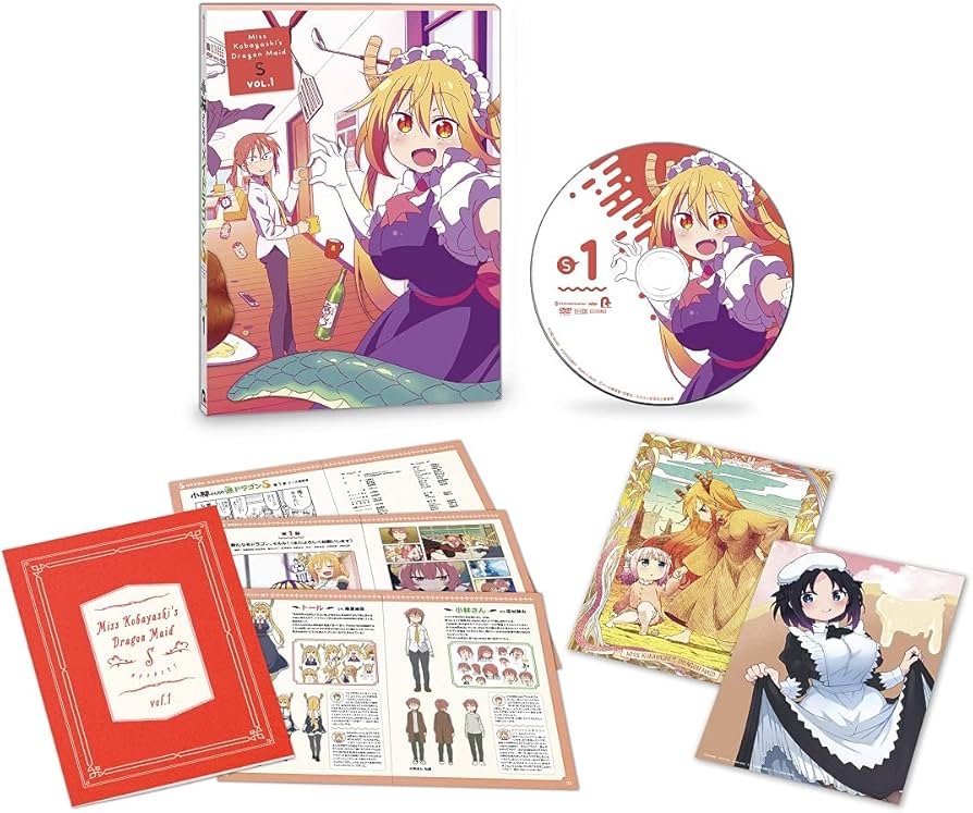 Amazon.co.jp: 小林さんちのメイドラゴンS 1[初回限定版DVD](特典なし