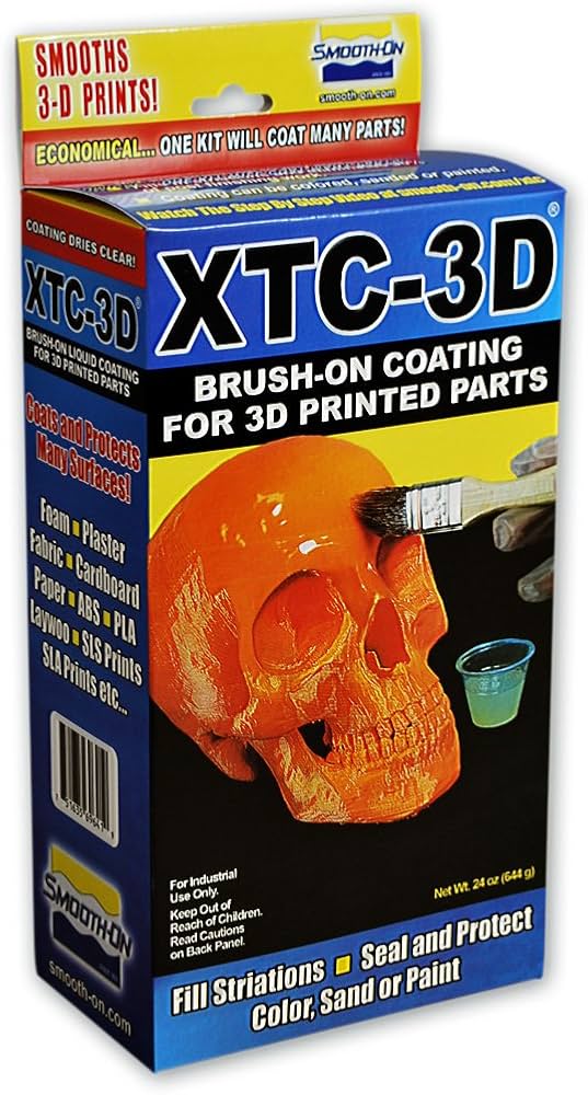 Amazon.com: Smooth-On XTC-3D™ 20 3D Print Coating, 24 oz - Brush