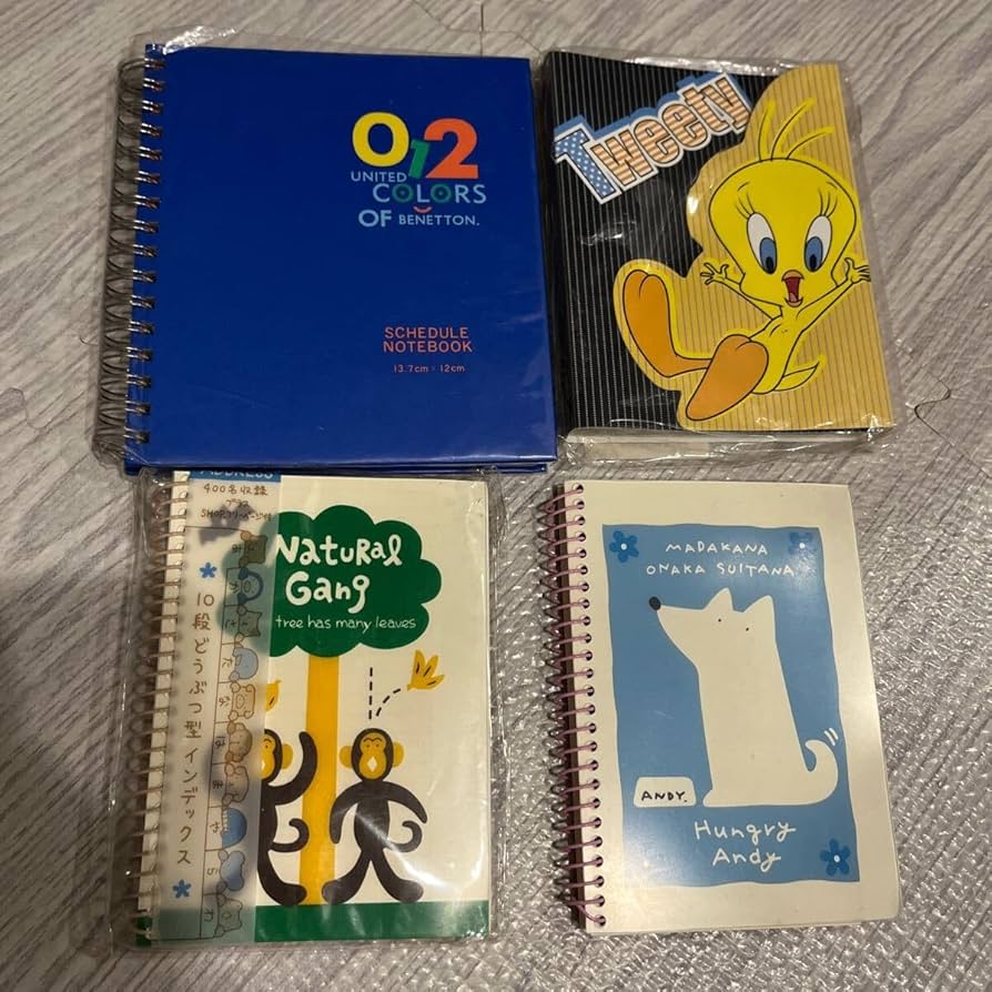 Amazon.co.jp: レトロ 平成レトロ メモ帳 スケジュール帳 アドレス帳