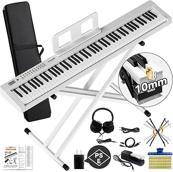 Amazon | 電子ピアノ 【PSE＆CE認証済電子ピアノスタンドセット