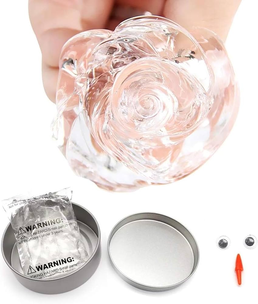 Amazon.co.jp: 【2個入】ハンドガムクリア スライム シンキングパティ