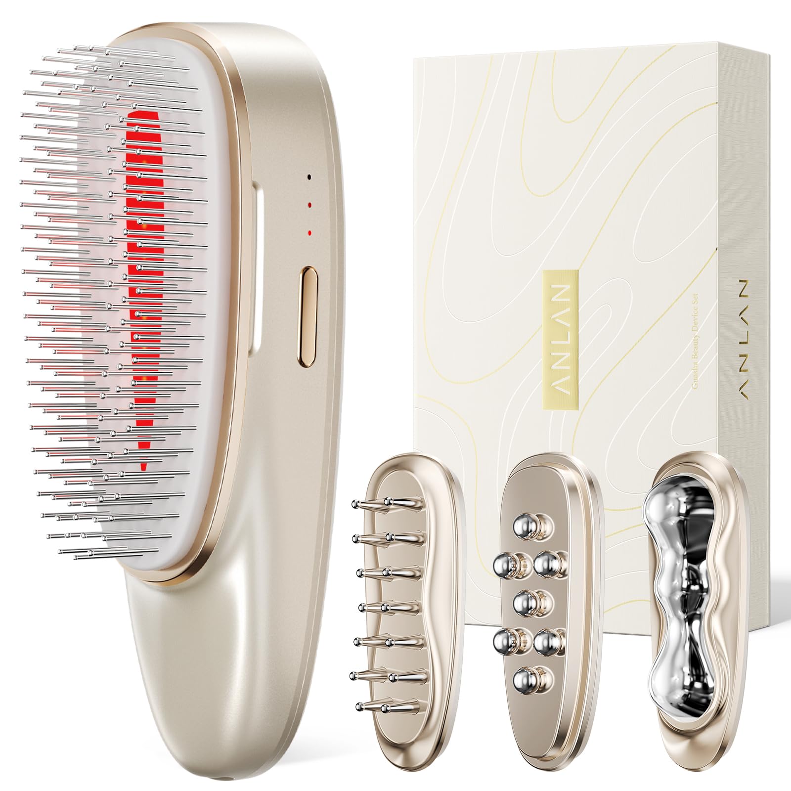 Amazon.co.jp: ANLAN リフトスパ温冷かっさ EMS リフトブラシ 電気