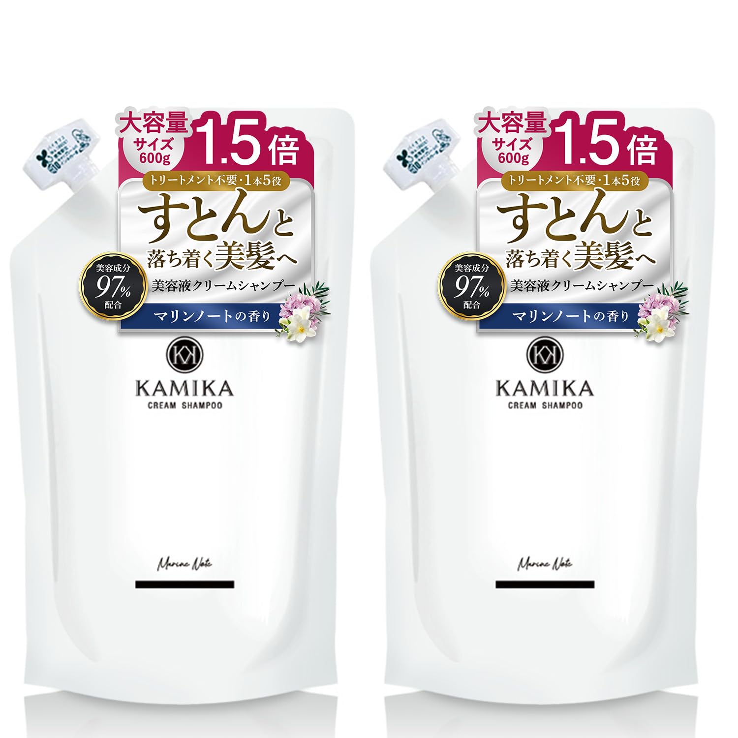 うにん☆KAMIKA クリームシャンプー 600g うにん☆KAMIKA クリーム