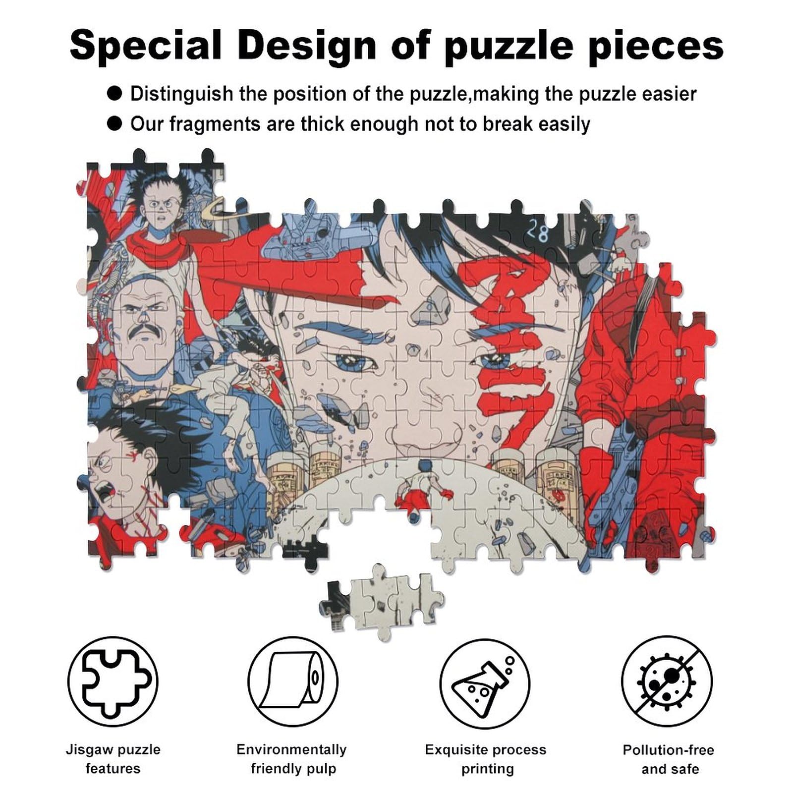 Amazon.co.jp: Akira アキラ 阿基拉 ジグソーパズル 木製のパズル