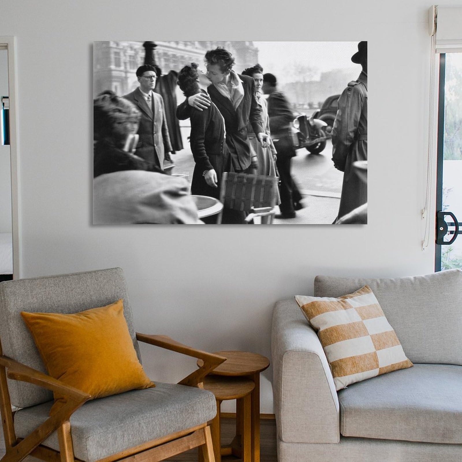 Amazon.co.jp: ポスター ロベールドアノー Robert Doisneau パリ 市