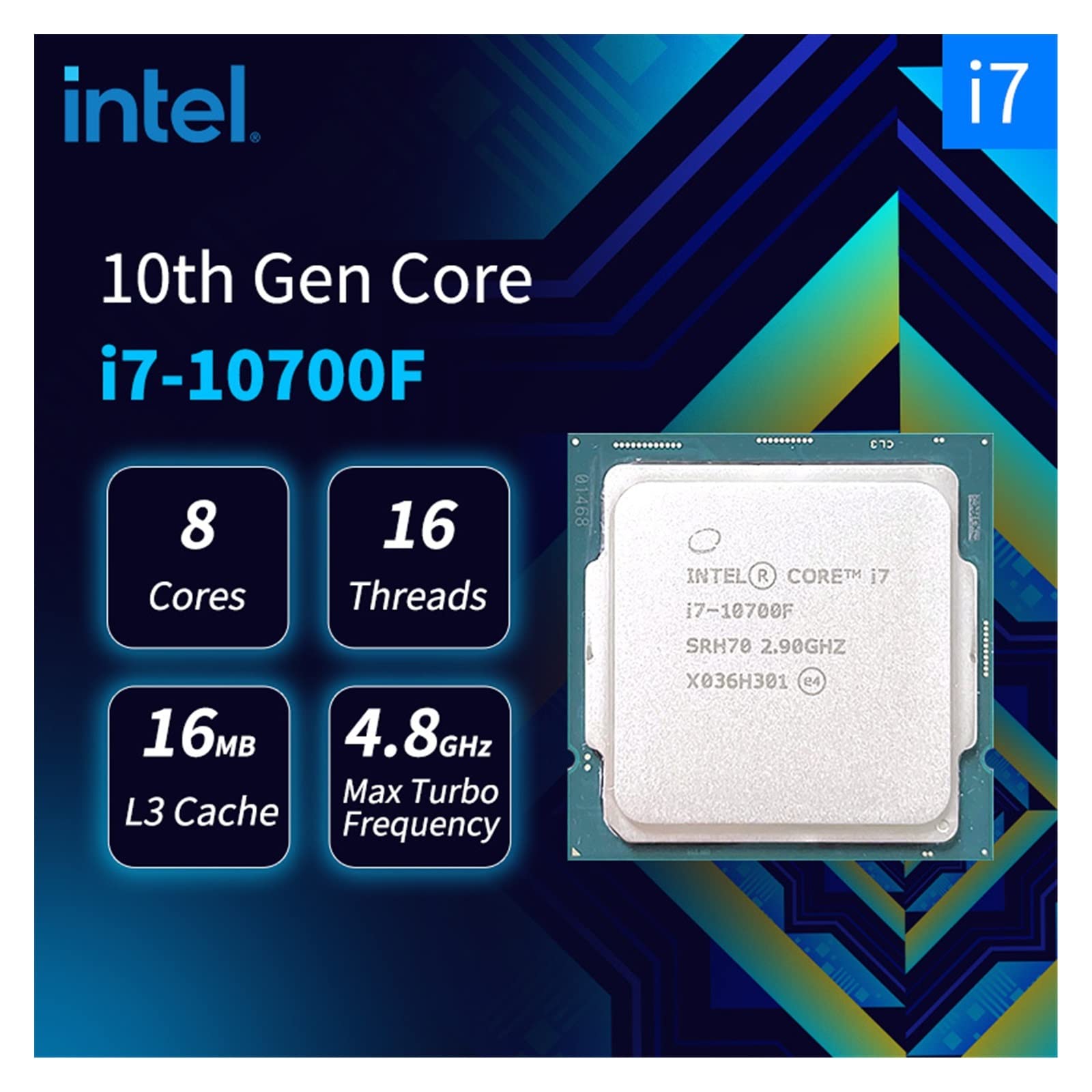 Amazon.com: CPU I7-10700F I7 10700F 10th Gen CPU Processor 2.9 GHz