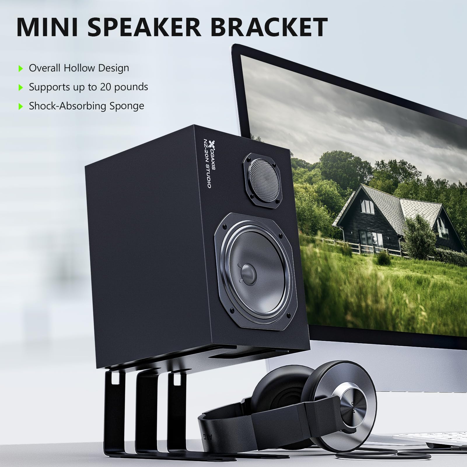 Linaeum A-8スピーカースタンド ブラック Linaeum A-8スピーカー