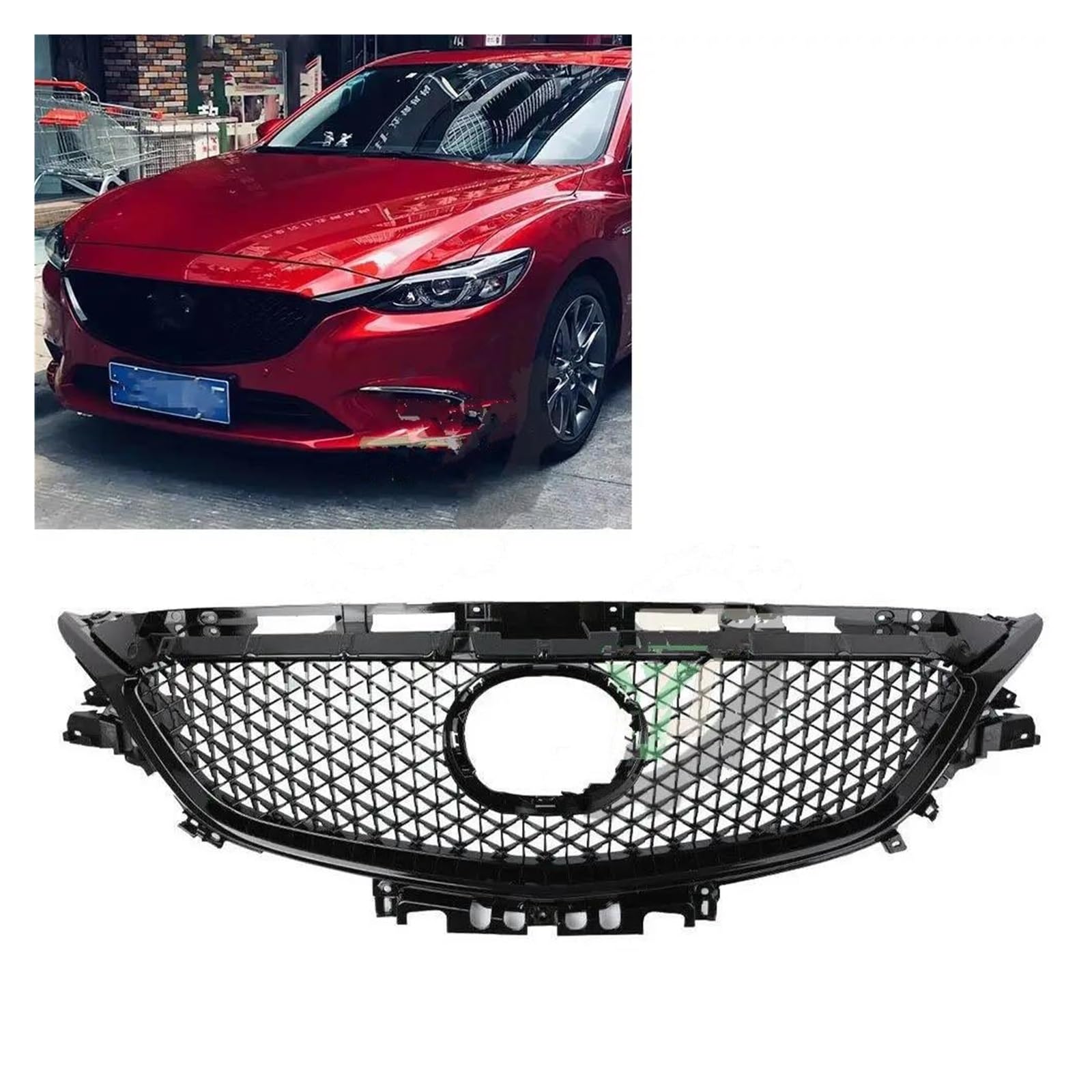 Amazon | フロントグリル オートレーシンググリル フロントバンパー
