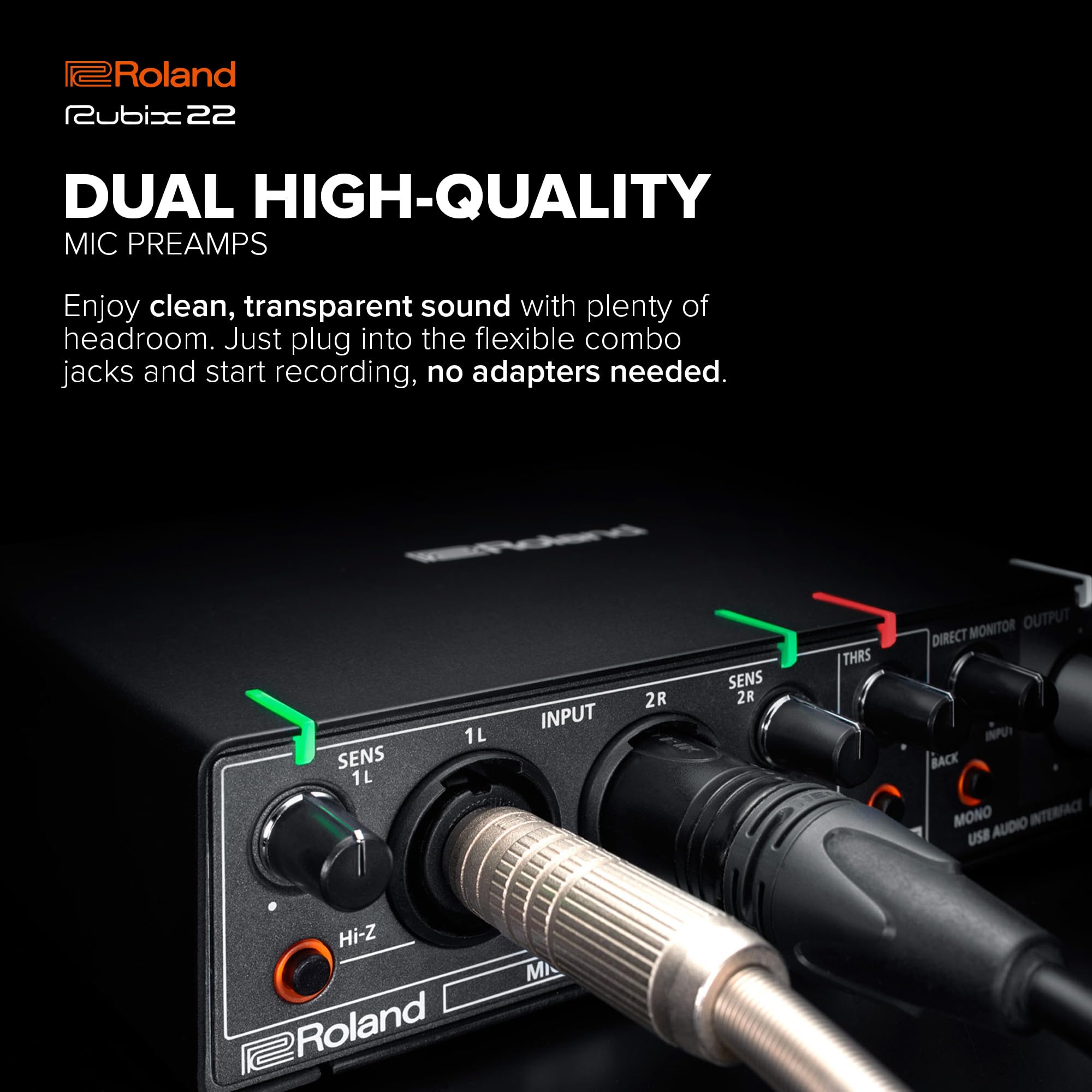 Amazon.com: Roland Rubix22 2-In/2-Out USB Audio Interface | High