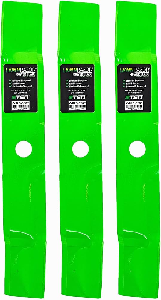 Amazon.com : 8TEN LawnRAZOR Blade for John Deere 717E Z510A Z540R