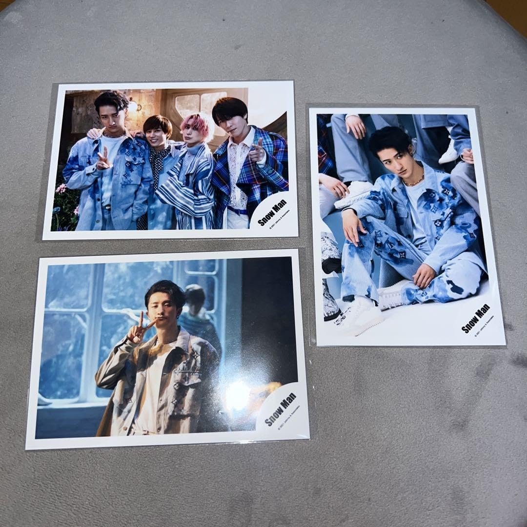 Amazon.co.jp: Snow Man 岩本照 公式写真 3枚セット Secret Touch