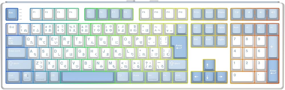 Amazon | EPOMAKER TH108 JIS 日本語配列 フルサイズワイヤレス