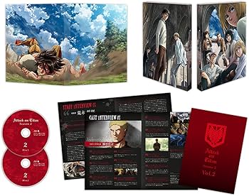Amazon.co.jp: TVアニメ「進撃の巨人」Season 2 Vol.2 [Blu-ray] : 梶