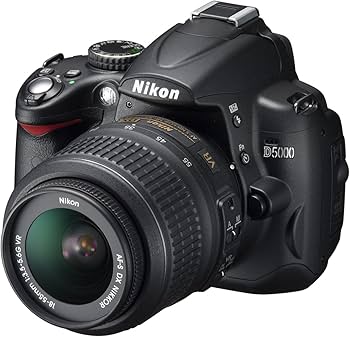 Amazon.com : Nikon D5000 DSLR Camera with 18-55mm f/3.5-5.6G VR