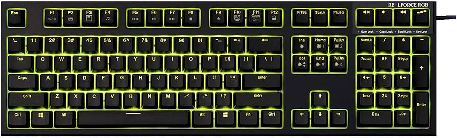 Amazon.co.jp: R2A-JP4G-BK REALFORCE ゲーミングフルキーボード 日本