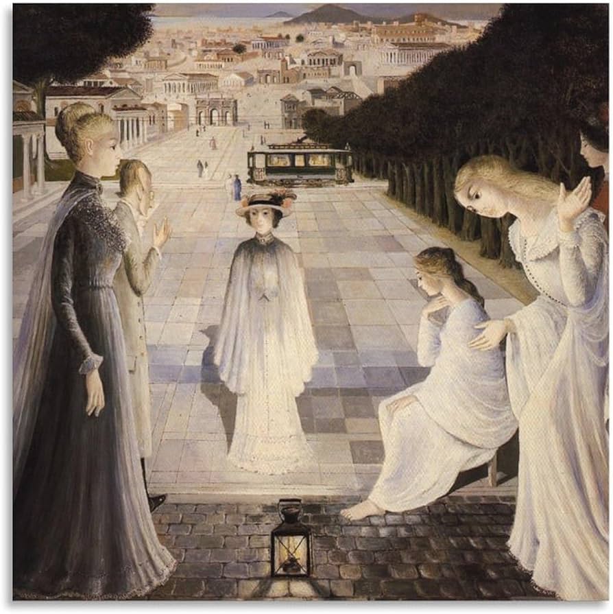 Amazon.co.jp: Paul Delvauxポール・デルヴォーシュルレアリストの画家