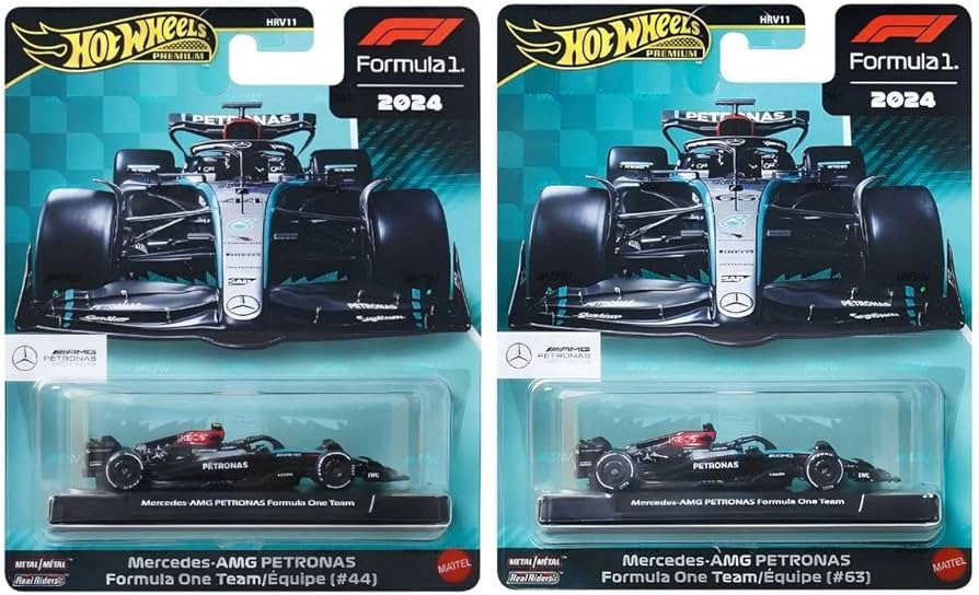 Amazon.com: Hot Wheels Premium Formula 1 2024 Mercedes-AMG