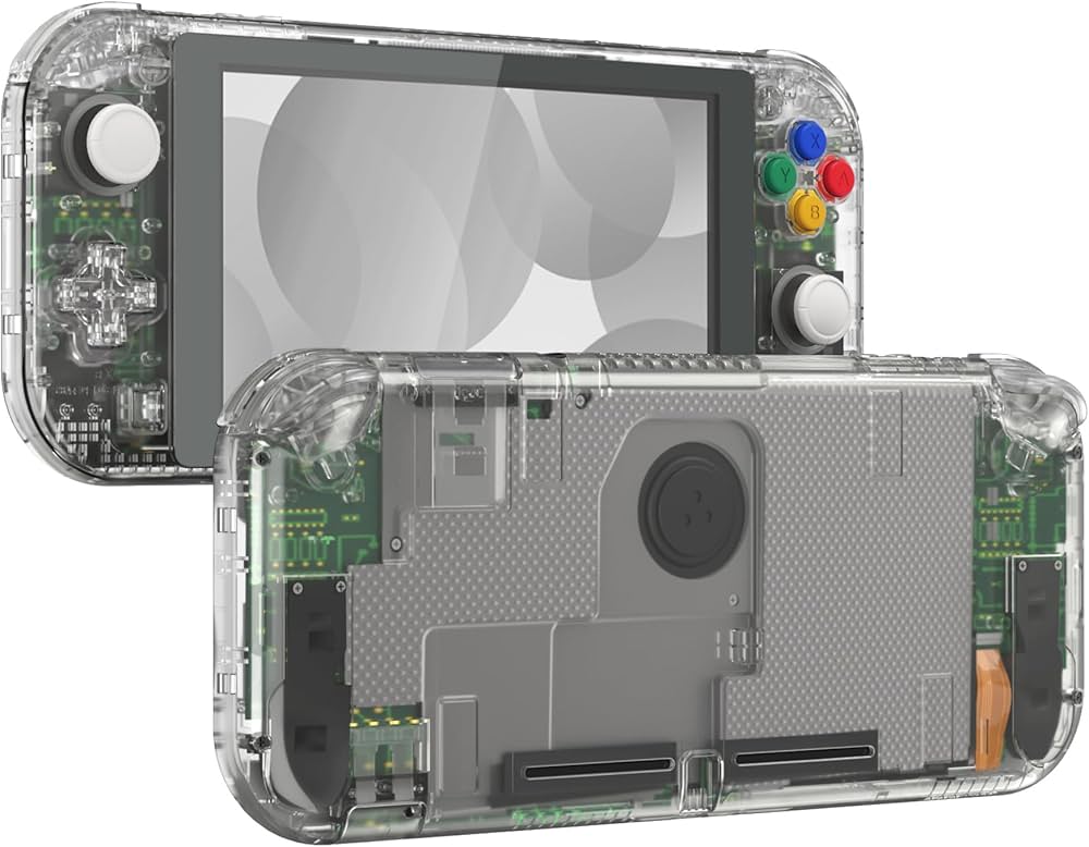 Amazon.com: eXtremeRate Crystal Clear DIY Replacement Shell for