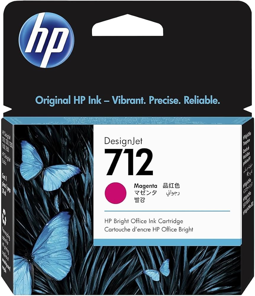 Amazon.co.jp: HP 712 マゼンタ 29ml 純正インクカートリッジ (3ED68A