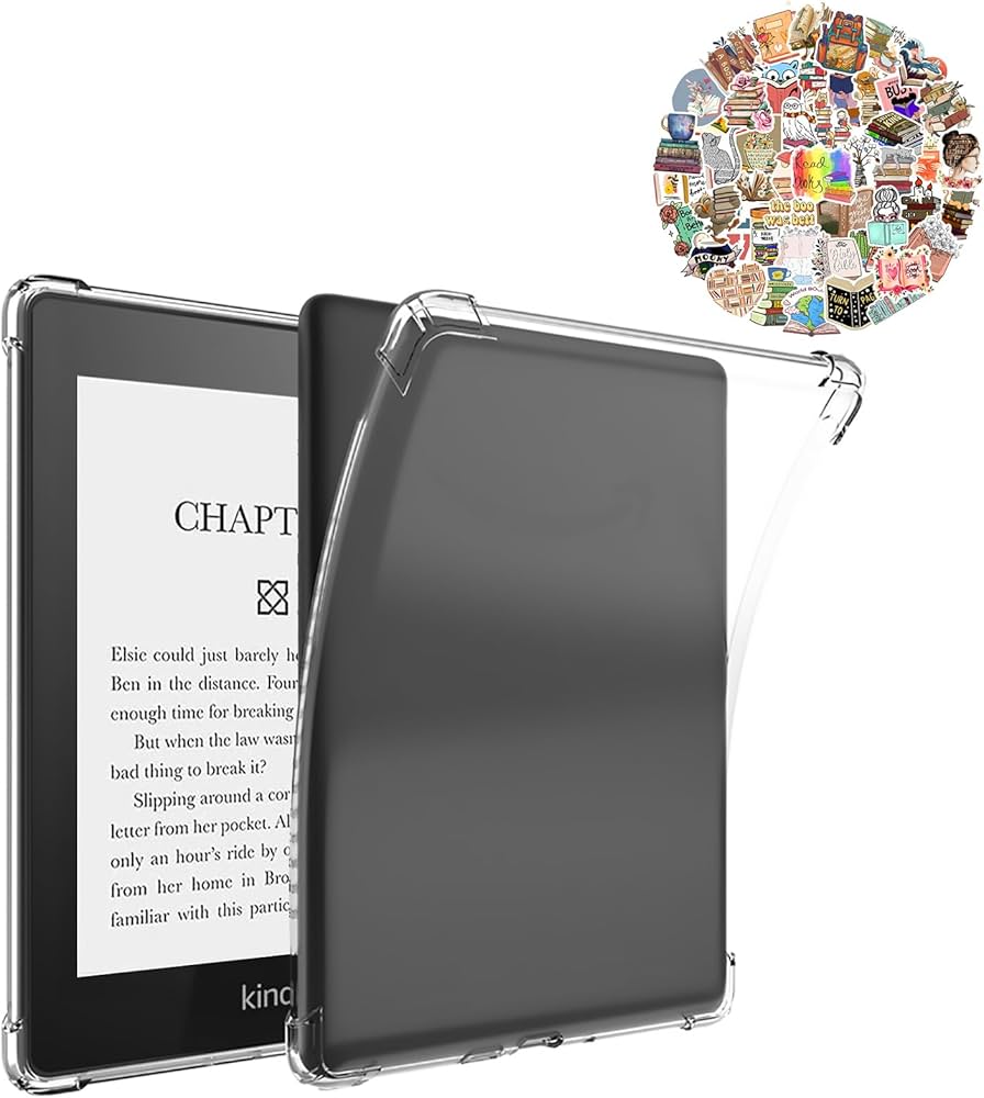 Amazon.com: Aircawin 6.8'' Kindle Paperwhite Case With 50pcs Cute