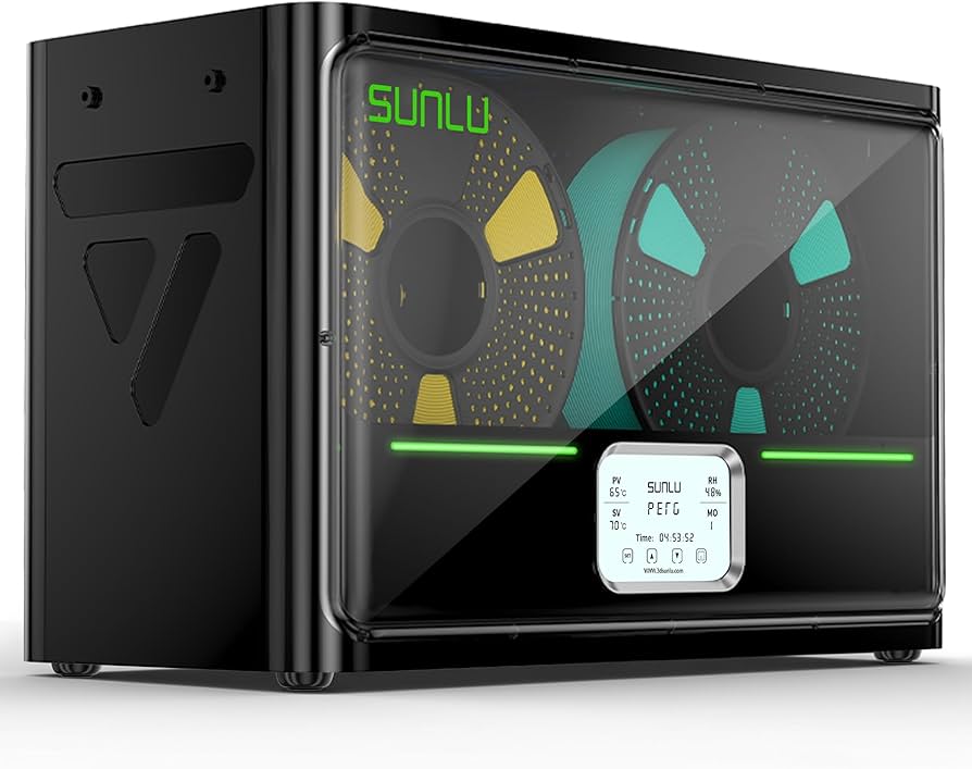 Amazon.co.jp: SUNLU フィラメントドライヤー S4、4 スプール容量 3