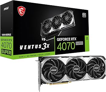 Amazon.com: MSI Gaming RTX 4070 Super 12G Ventus 3X OC Graphics