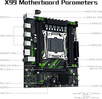 Amazon | MACHINISIT LGA 2011-3 マザーボード X99 マイクロATX メイン