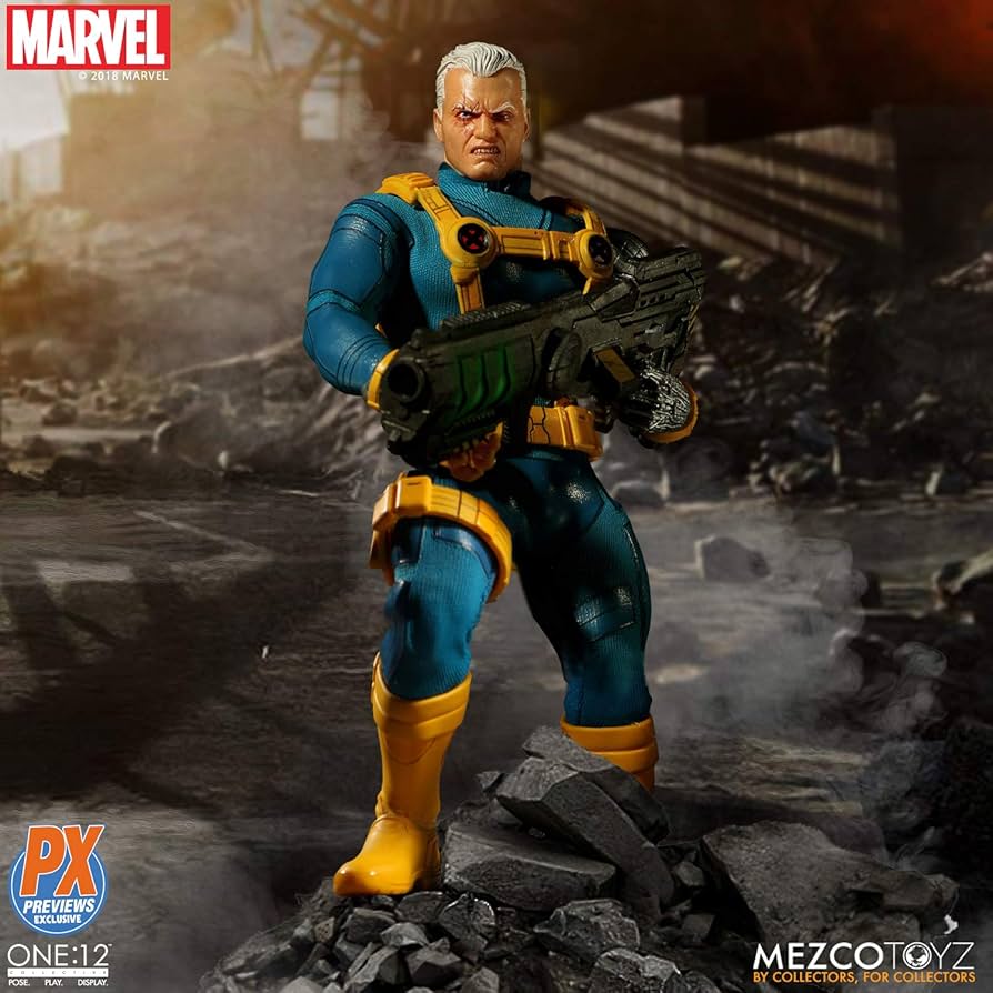 Mezco One:12 Collective: Marvel Cable (X-Men Version) Action