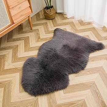Amazon | ムートンラグ 天然ムートン100% ムートン オーストラリア産