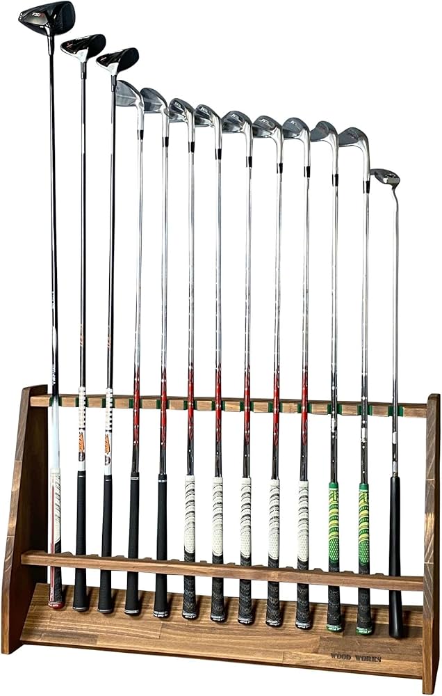 Amazon | WOOD WORKS 日本製 ゴルフクラブスタンド 13本用 【色