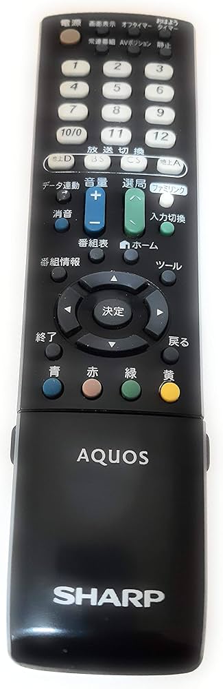 Amazon | シャープ 液晶テレビ(AQUOS) 純正リモコン GA952WJSA