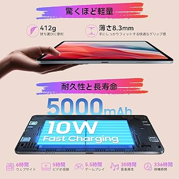 Amazon.co.jp: 【タブレット 10インチ 2025年新登場】タブレットPC Wi