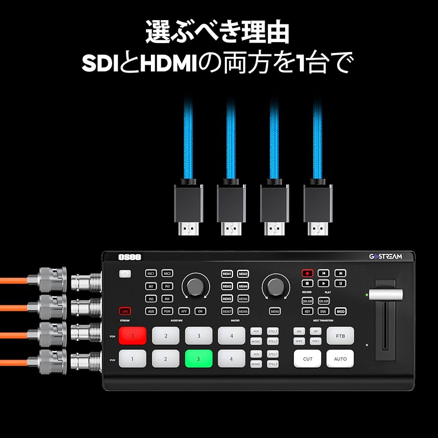 Amazon.co.jp: Osee GoStream Duet SDI ビデオスイッチャー ビデオ
