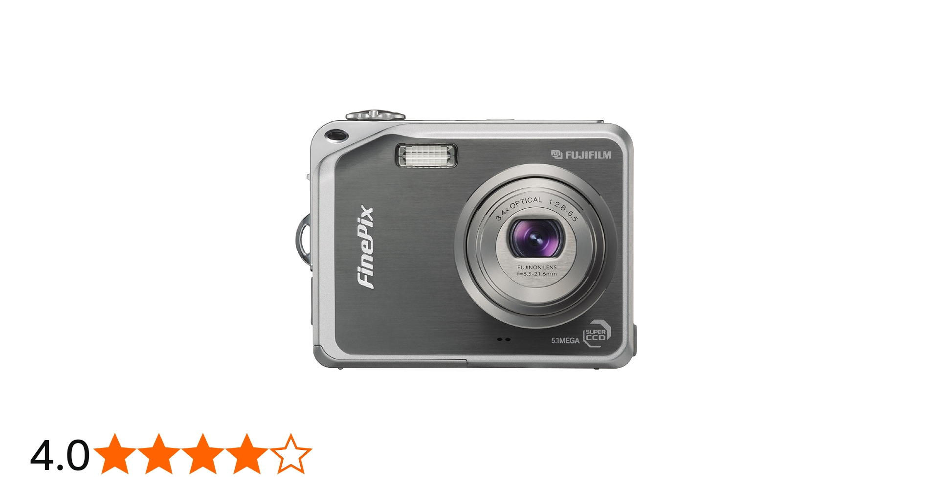 Fujifilm Finepix V10 5.1MP Digital Camera with 3.4x Optical Zoom