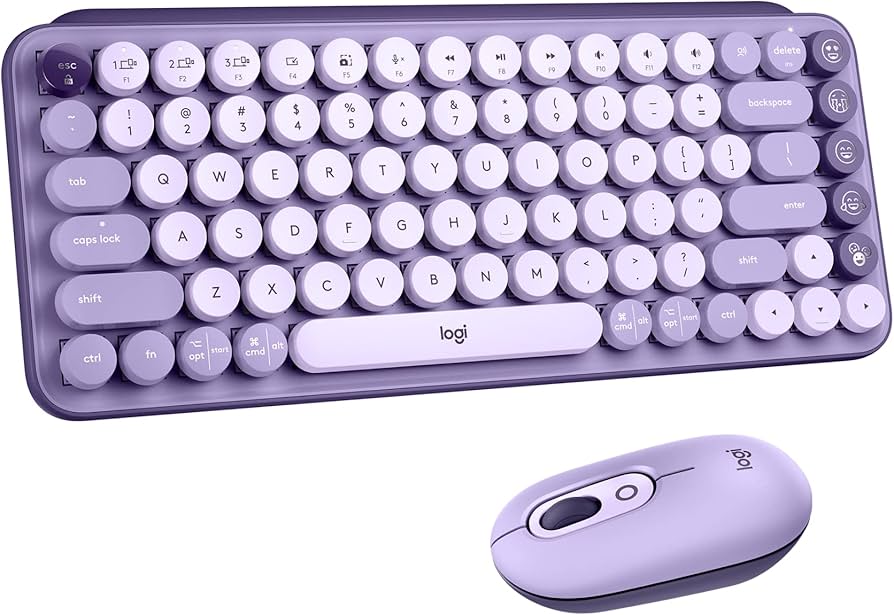 Amazon.com: Logitech POP Keys + POP Mouse - Wireless Keyboard and