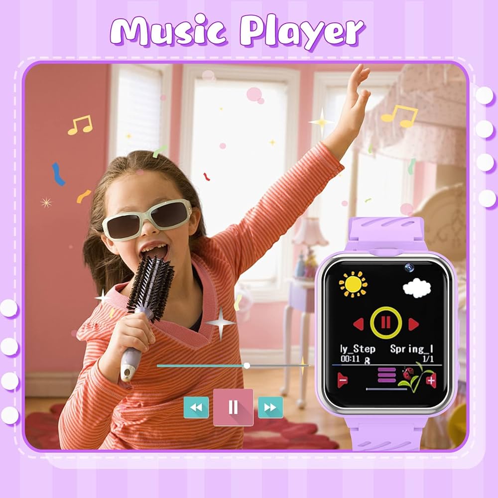 JYNZYUPO Kids Unicorn Smart Watch, 1.54'' Smart Watch Toys Gifts