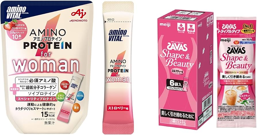 Amazon | プロテイン トライアルセット 味の素 アミノバイタル アミノ