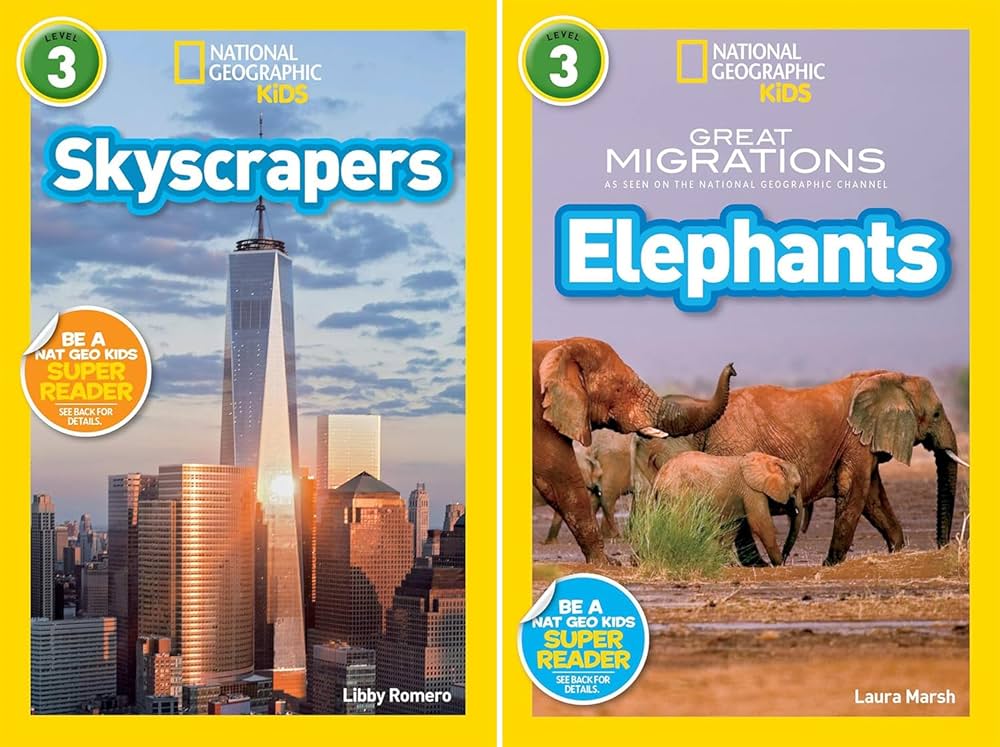National Geographic Kids Readers Series (Level 3), Collection Set