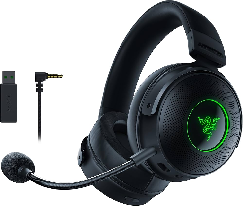 Razer Kraken V3 Pro for PC - Wireless Gaming Headset with Haptic