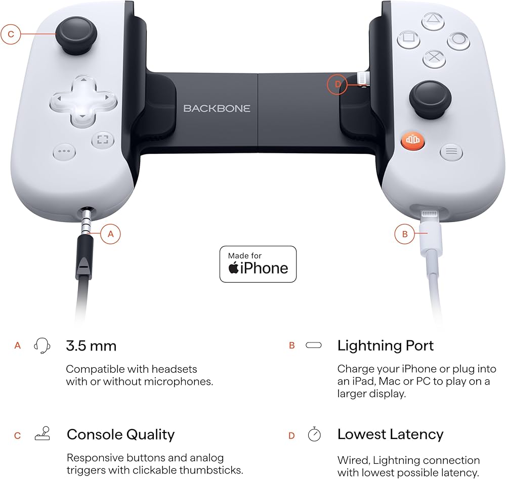 Amazon.co.jp: BACKBONE One モバイルゲームコントローラー for iPhone