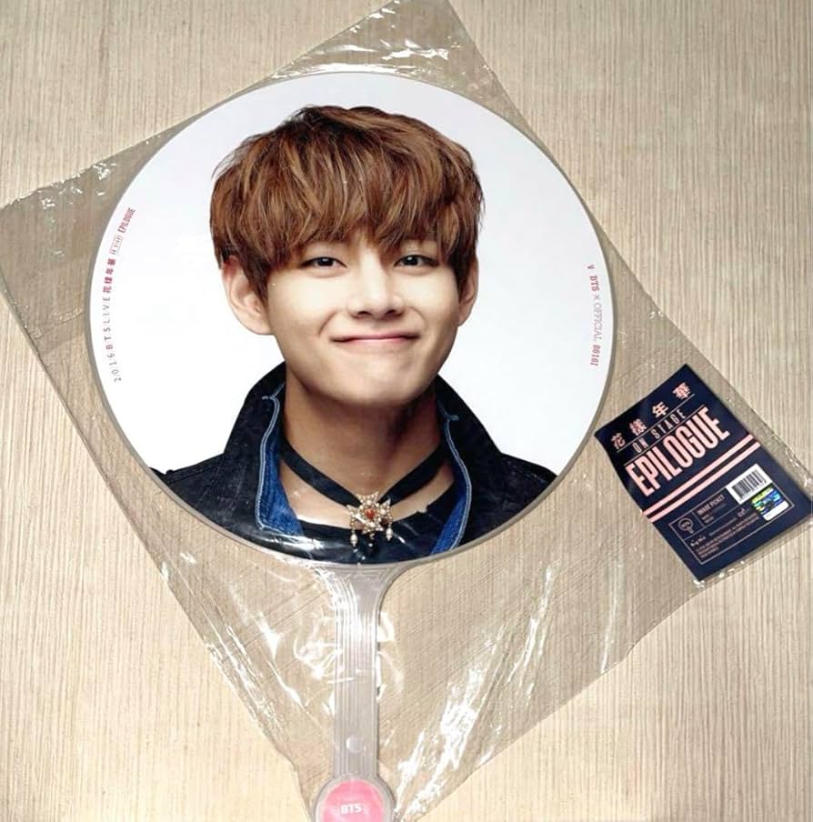 希少品‼️早い者勝ち‼️【公式】BTS テヒョン テテ うちわセット bts