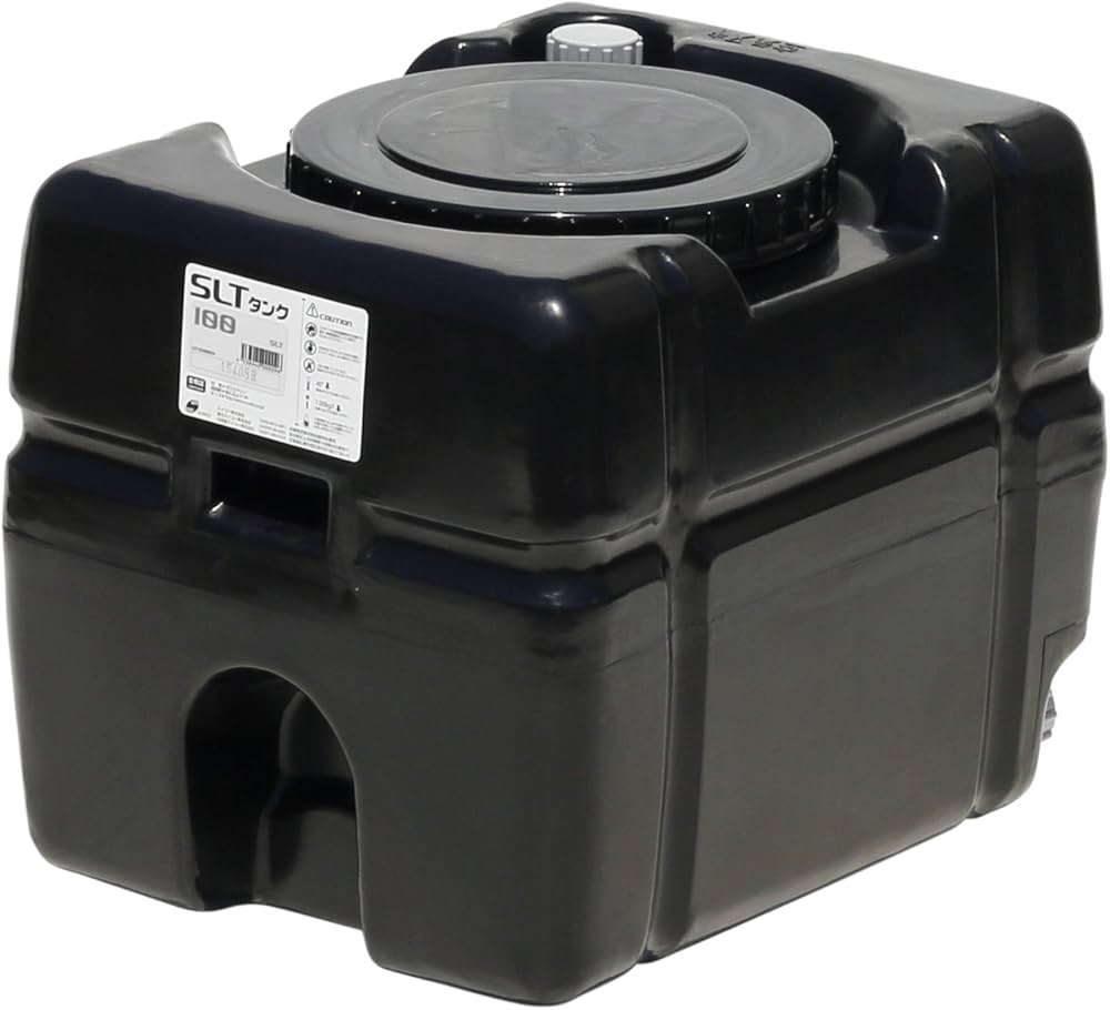 Amazon | スイコー スーパーローリータンク 100L (ブラック) | 雨水タンク