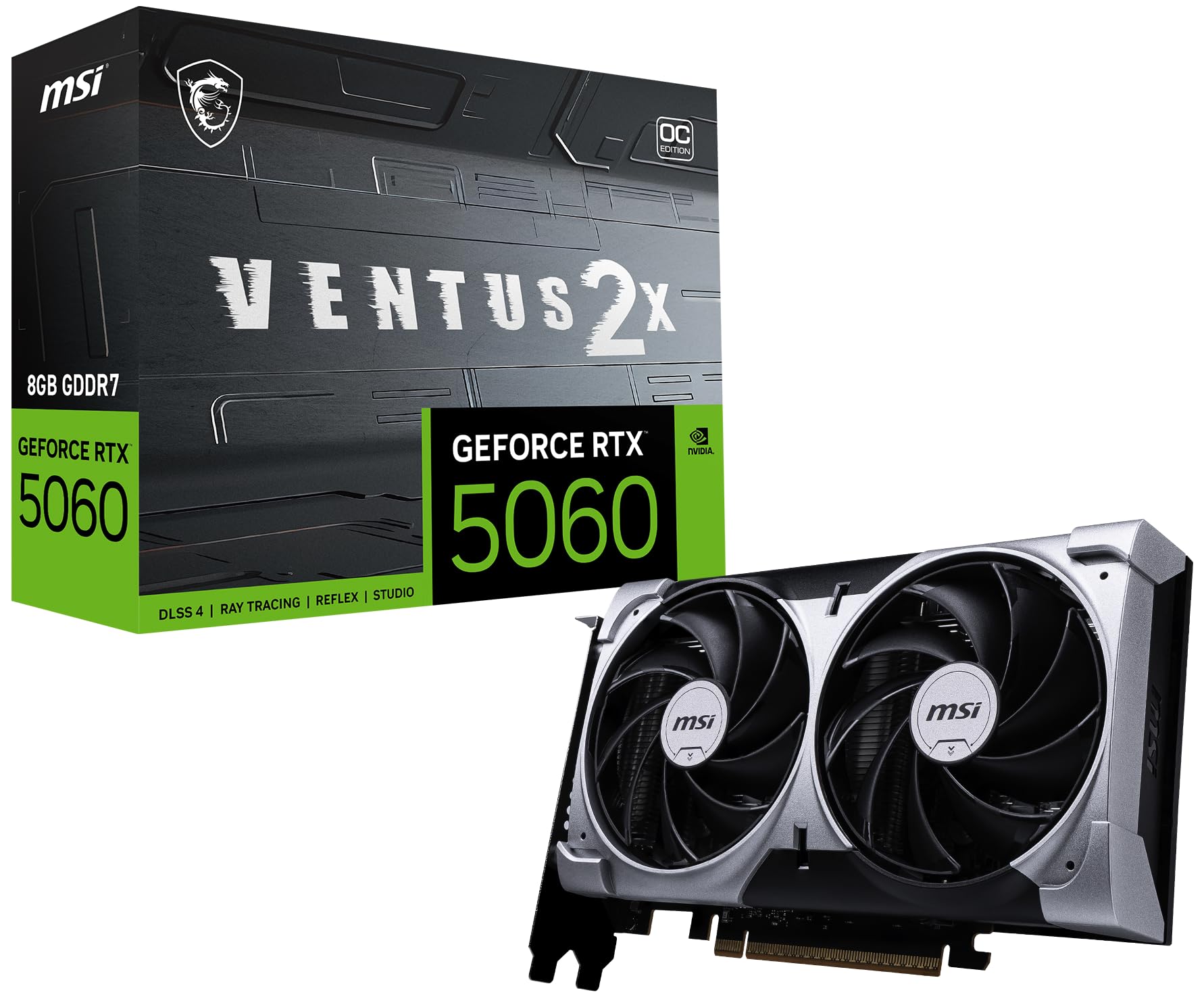 Amazon | MSI GeForce RTX 5060 8G VENTUS 2X OC グラフィックスボード