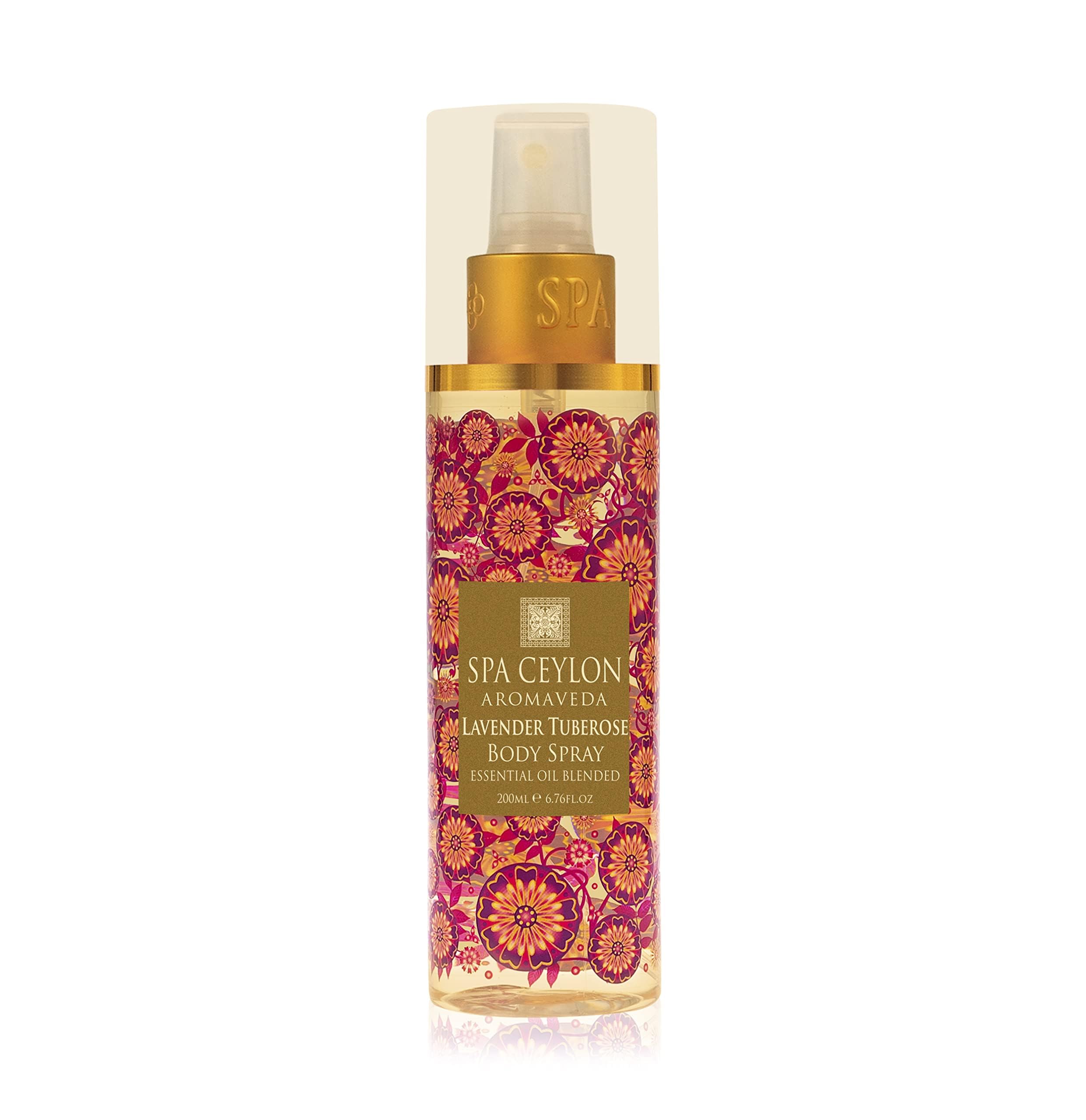 Amazon.com : SPA CEYLON Tuberose Body Spray, Fragrant Body Mist