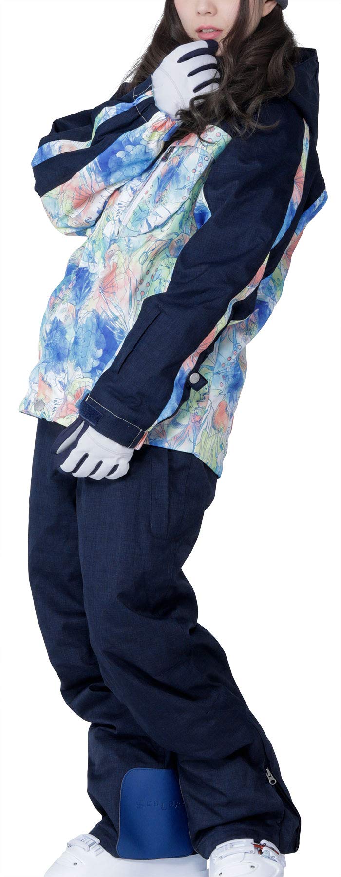 Amazon.co.jp: ScoLar(スカラー) スキーウェア レディース 上下セット