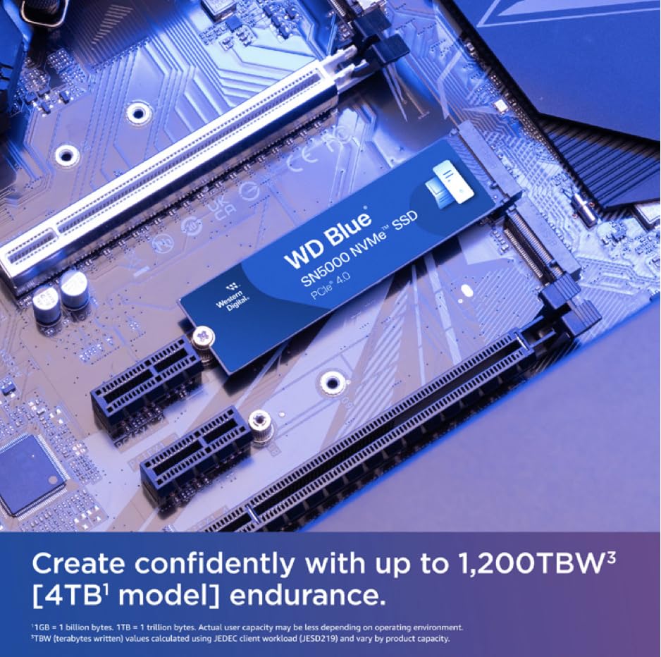 Amazon.com: Western Digital 4TB WD Blue SN5000 NVMe Internal Solid