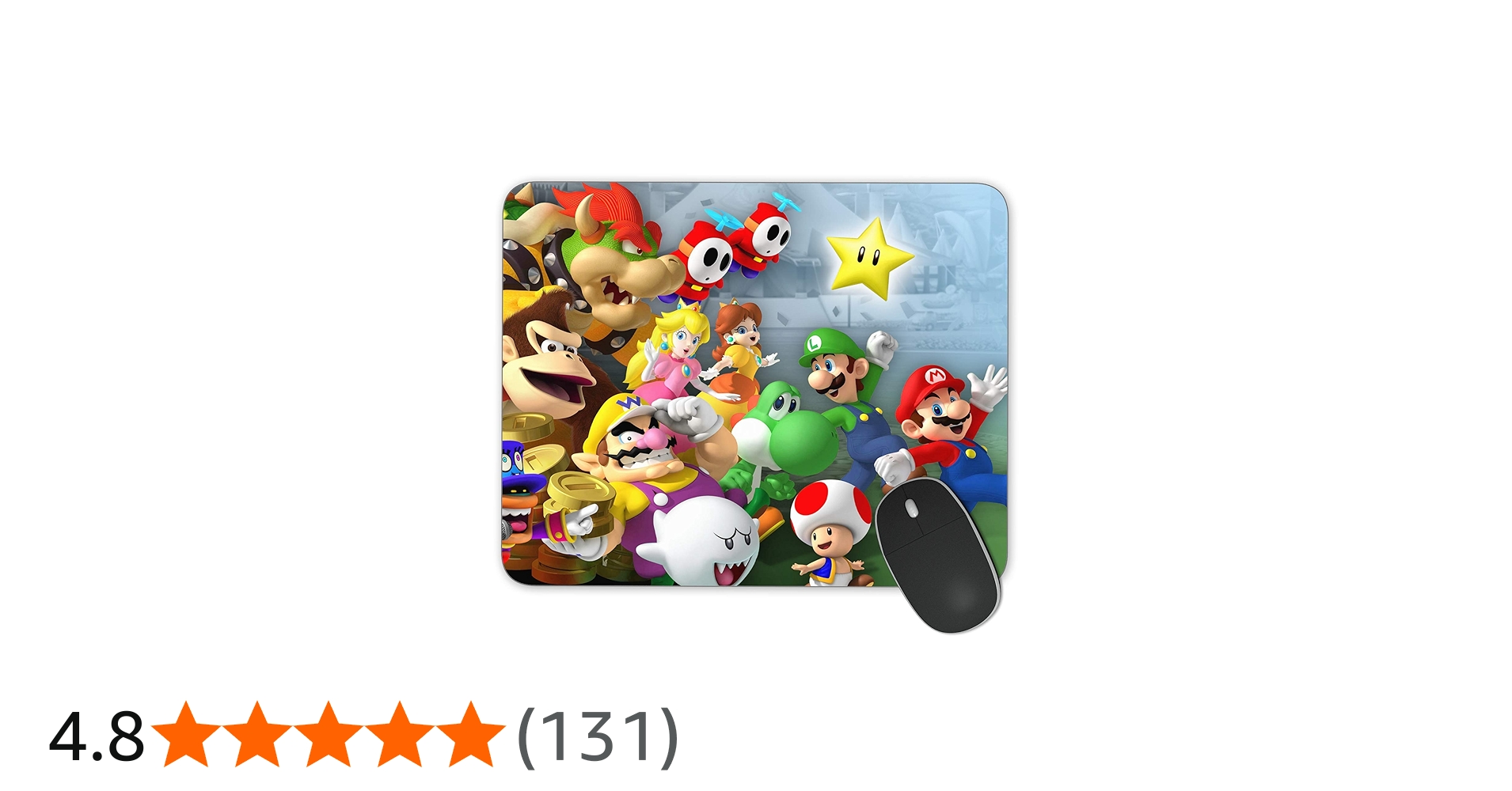 Amazon.co.jp: ノンスリップゲームマウスパッド スーパーマリオ